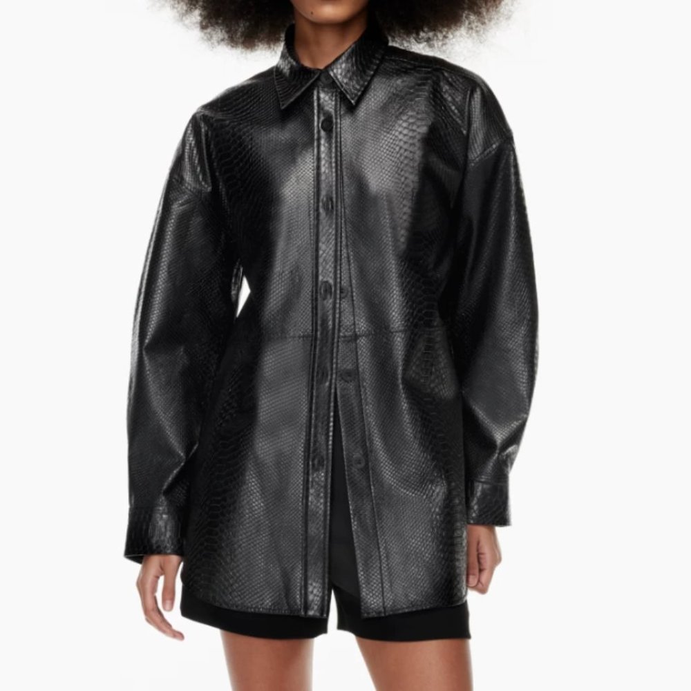 Babaton Pelli Shirt Jacket NWT